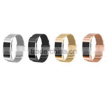 Magnetic Milanese Loop Band For Fitbit charge 2 smart bracelet high quality stainless steel strap for charge2 band