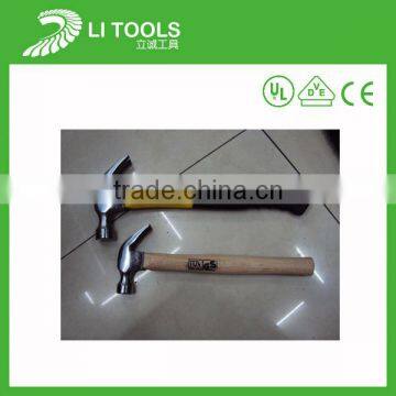 Tubular handle with Casting iron head claw hammer