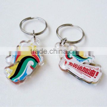 POP shopping trolley token from guangdong china/acrylic key chain/key chain