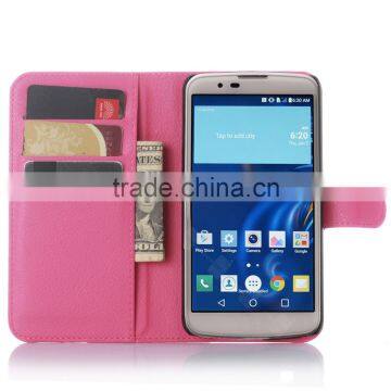 CHEAP COW SKIN TEXTURE Soft Wallet Stand PU Leather Case For LG K10 M2 FLIP LEATHER CASE photo-4