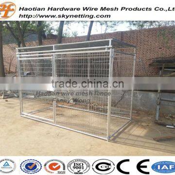 wholesale outdoor large iron fence dog kennel/chain link fence prices/the dog kennel