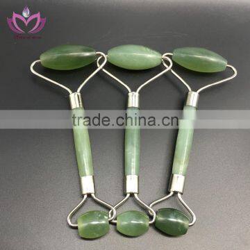 With Gift Box Jade Massager Roller With Strong Steel Frame Hot Stonejade Facial Massage Roller photo-3