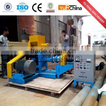 007 CE certificated floating fish feed pellet extruder machine