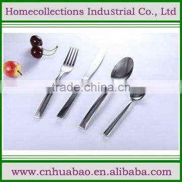 Factory Directly Supply Steel Hotel Cutlery Dinner Spoon and Fork Kinfe Set