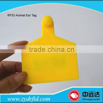 Custom 134.2khz uhf/lf plastic rfid animal ear tag