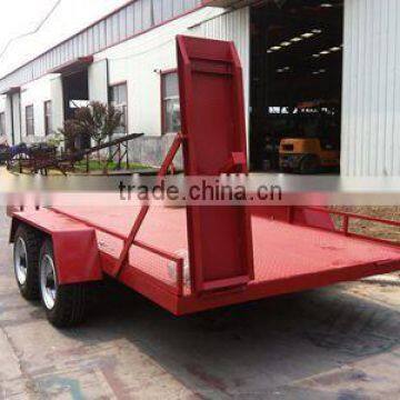 5 ton flat bed trailer with two slope