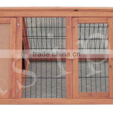 Rabbit Guinea Pig Portable Wooden Hutch 1180mm Size , Wood Pet House Easipet 385