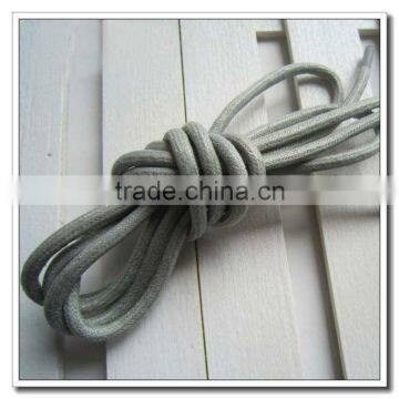 Woven boot shoelaces for wedding shoe