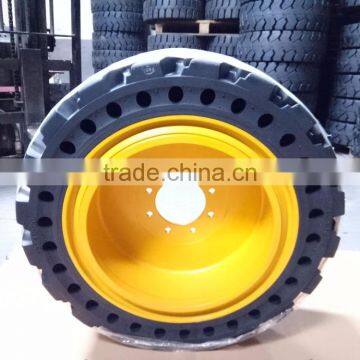 China Top Quality Factory Sales Directly Solid Forklift Tires 7.00-12 825-12, 700x12 Solid Rubber Cushion Linde Tire With Lug photo-5