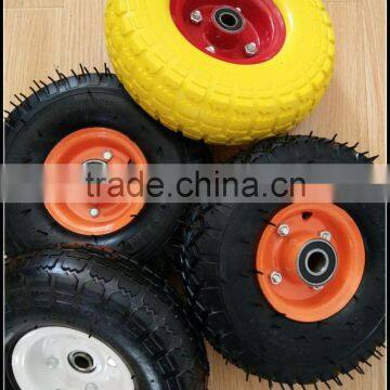 4.10/3.5-4 PU Sack Hand Truck Wheel photo-2