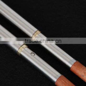 2016 Best Selling Promotional Outdoor Foldable Custom Titanium Stainless Steel Chopsticks with Logo