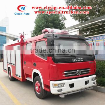 Dongfeng DFAC 4000 liters airport fire truck 4X2 fire truck for sale