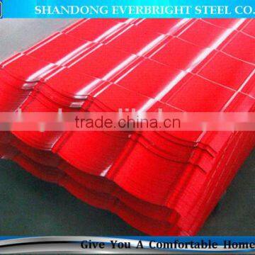 Top Quality Color Coated Corrugated Steel Roofing Tile photo-2