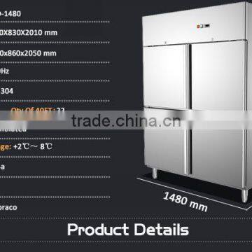 Commercial Restaurant Stainless Steel 4 or 2 Door Upright Fridge Deep Freezer/industrial Freezer photo-2