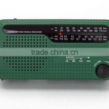 Portable Solar Power RADIO AM/FM/SW1-2 Bands USB Radio photo-2