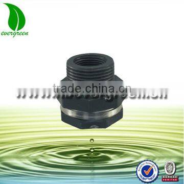 BSPT Series PVC Industrial Bulkhead Fittings and adapters for tank