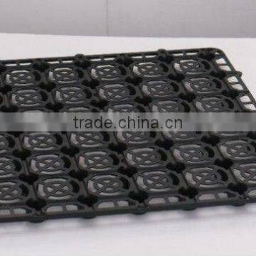 Plastic drainage cell module