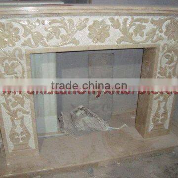 EXPORT QUALITY MARBLE CARVED FIRE PLACES photo-5