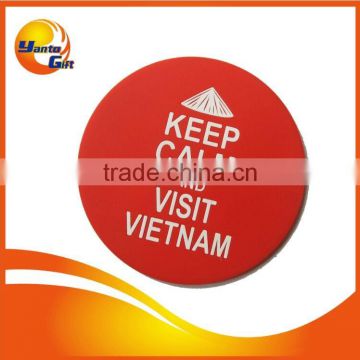 High Quality Custom Advertising PVC Coaster as Souvenir Gift