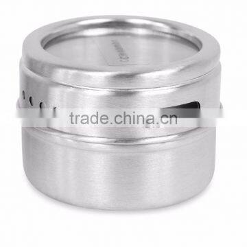 High Quality Useful Spice Stainless Steel Magnetic Cruet Condiments Spice Rack photo-5
