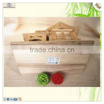 Best Selling Unfinished Natural Antique Wood House Castle photo-5