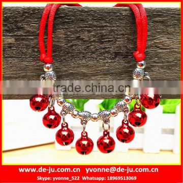 Fashion Red Bells Jewelry Pet Collar