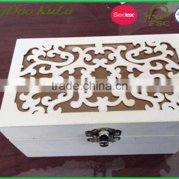 factory price top quality carved wooden storage box,carved wood box