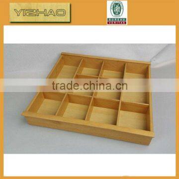 Hot Sale FSC Antiuqe Homemade Disposable Wood Bamboo Serving Fast Food Bed Tray photo-2