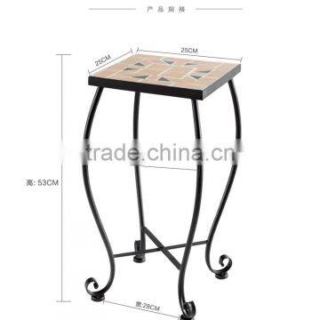 Metal Ceramic Flower Stand