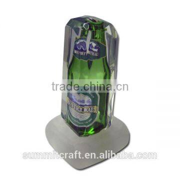 OEM clear resin LED ice block beer displays