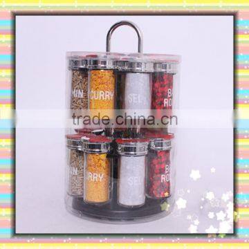 top seller glass spice jar set wal-mart factory audit pass