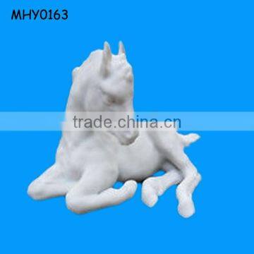 Unpainted horse popular cute Ceramic Bisque