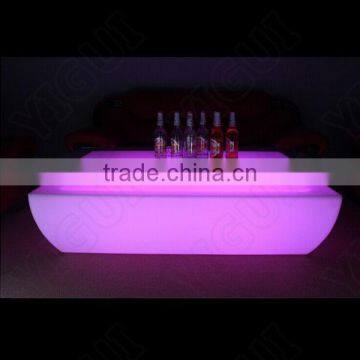 factory direct sale night club mini high glass bar counter table