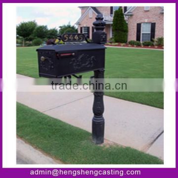 Hot sale factory directly cast aluminum home mail box