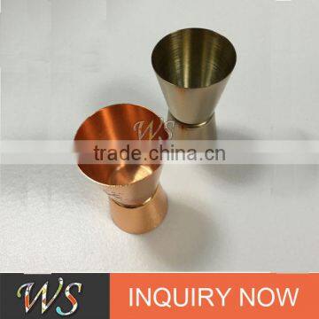 15ml 30ml 20ml 40ml 25ml 50ml or Customizing Acceptable Bronze Copper Rose Gold or Gold Plated Double Jigger photo-2