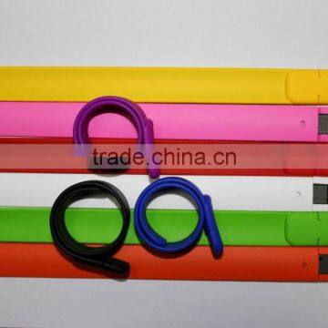 cheap price Silicone bracelet band USB chip memory 8GB