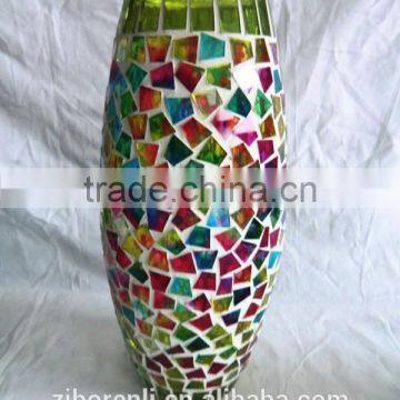 Table Decor Beautiful Mosaic Anniversary Glass Vase