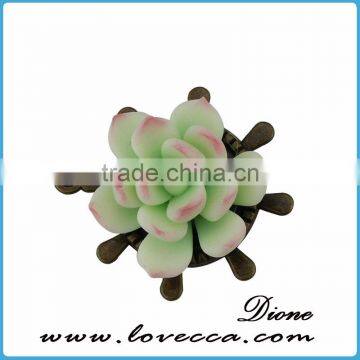 Can Custom Polymer Clay Succulent Jewelry Miniature Plant Wedding Succulent Jewelry photo-2