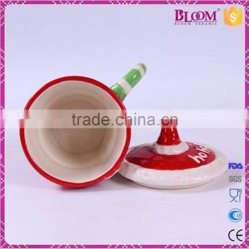 Wholesale Cheap Christmas Gift Ceramic Mug With Lid photo-5