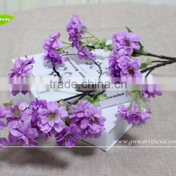 GNW BLB-CH1605003 Fashion Cheap White Cherry Blossom Artificial Flower for Wedding photo-5