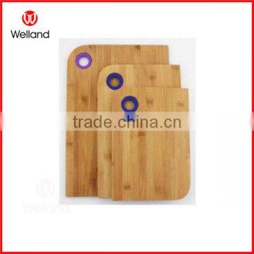 nonslip convinent bamboo wood cutting board