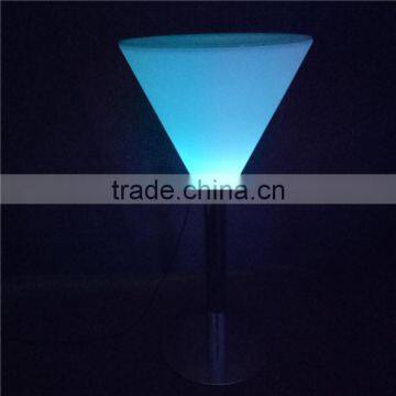 Shenzhen PE Material LED Light Bar Furniture for Sale Modern LED Luminous Bar Table 56*56*76cm photo-3