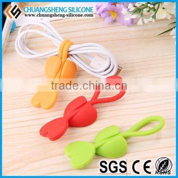 Amazon Best Selling Popular Silicone Earphone Wire Rope Coil Winder for Android Data Cable photo-5