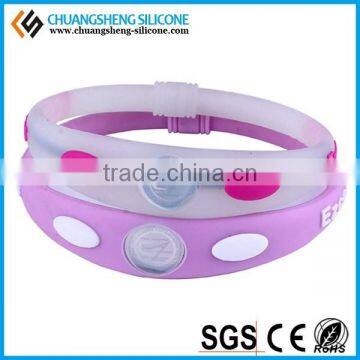 Children silicone mosquito repellent dispeller wristband for outside sports