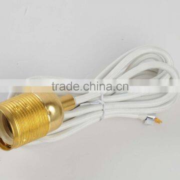 E27 lamp holder droplight with plug wire