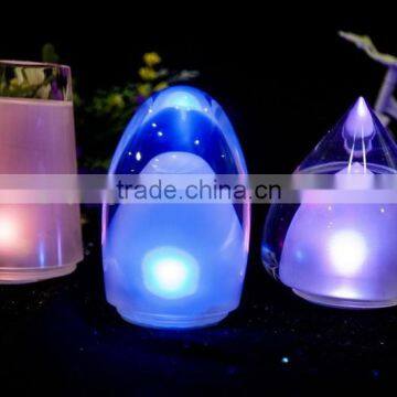 Clear Acrylic Crystal Bar LED RBG Color Changing Table Lamp photo-2