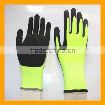 Cheap Sandy Nitrile Palm Oil-resistant Working Gloves