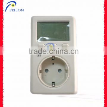 EU standard 160-280v 50Hz Ammeter energy power watt voltage volt meter monitor analyzer European standard