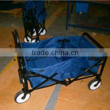 Shopping Cart With Adjustable Handle