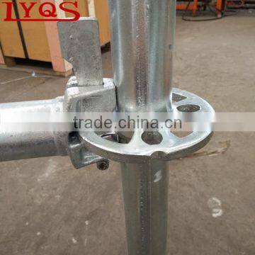 Factory price HDG ringlock scaffolding rosette system scaffolding